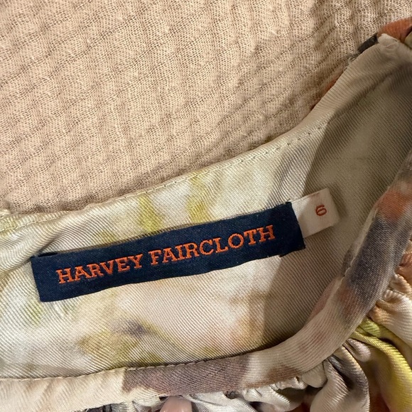 Harvey Faircloth Abstract Print Women’s Blouse - Picture 3 of 4